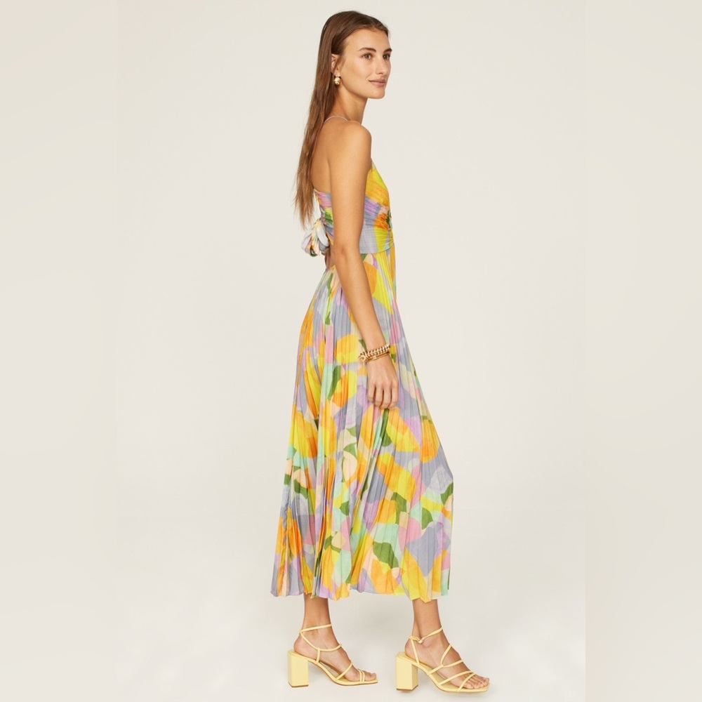 ASTR Blythe Pleated Cutout Dress - Picture 10 of 10